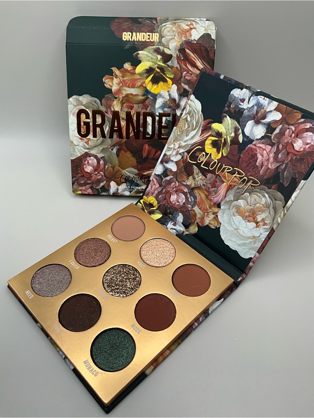 Colorpop grandeur eyeshadow palette new